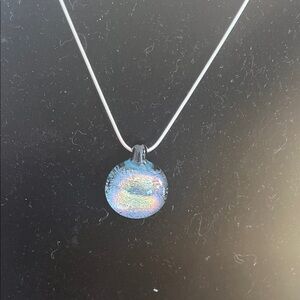 Iridescent Pendant Necklace